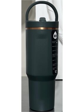HydroJug 32oz Sport Water Bottle, PINE GREEN